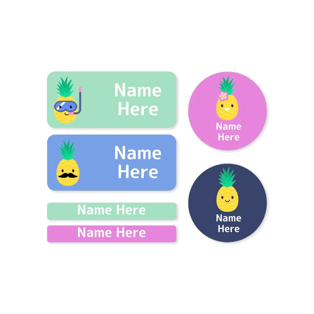 Pineapple Mixed Name Label Pack - Image 7