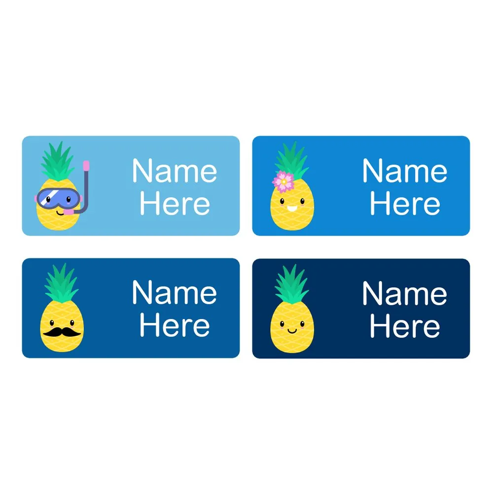 Pineapple Rectangle Name Labels - Image 3