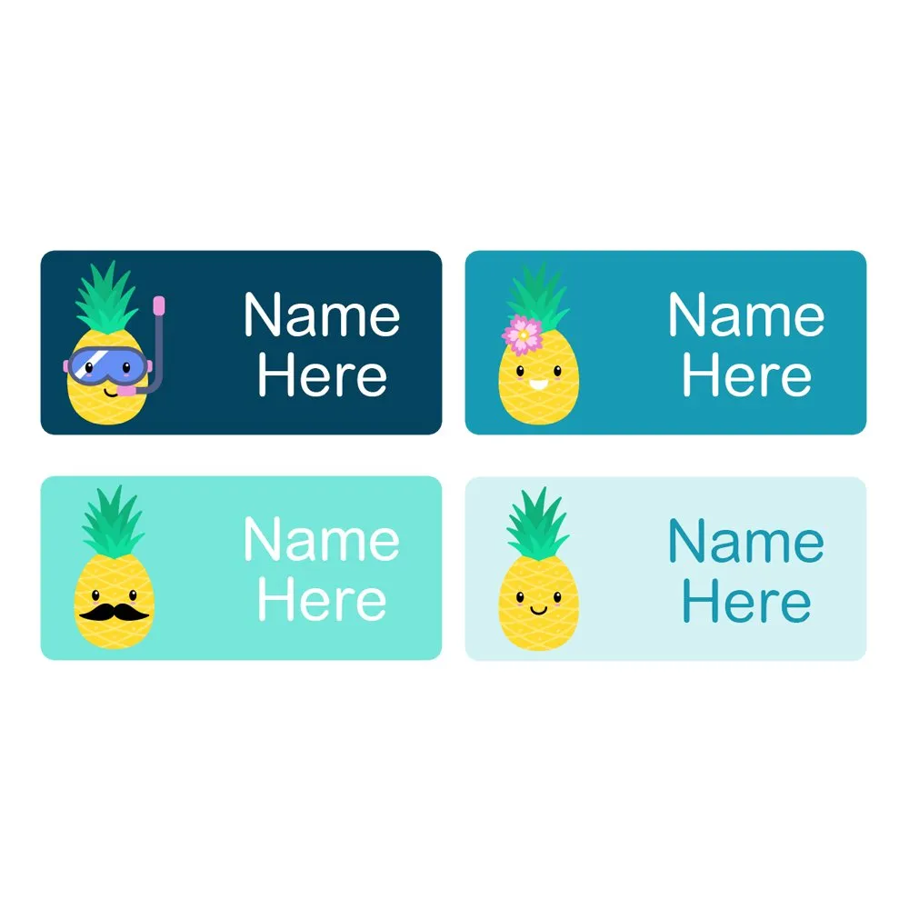 Pineapple Rectangle Name Labels - Image 4