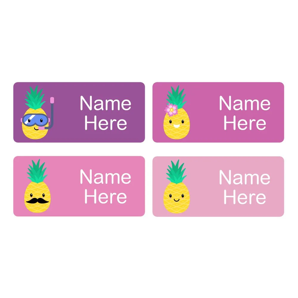 Pineapple Rectangle Name Labels - Image 5