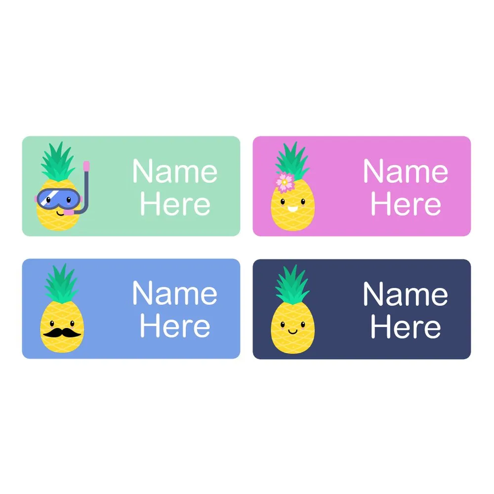Pineapple Rectangle Name Labels - Image 7