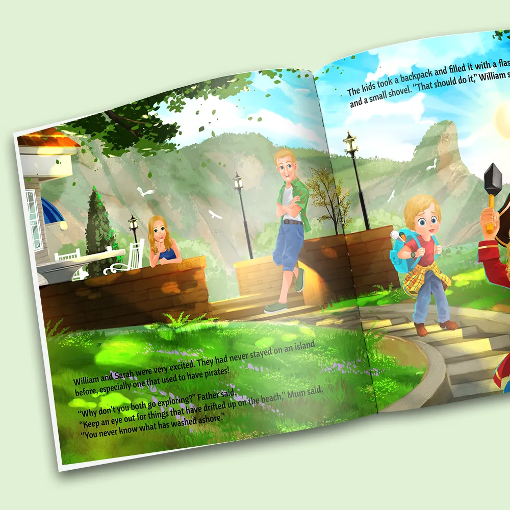 “Pirate Adventure" Personalized Story Book - Image 5
