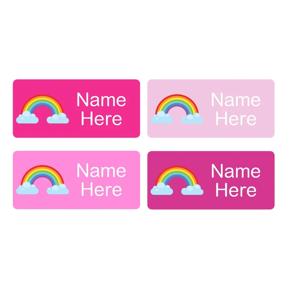Rainbow Rectangle Name Labels - Image 3