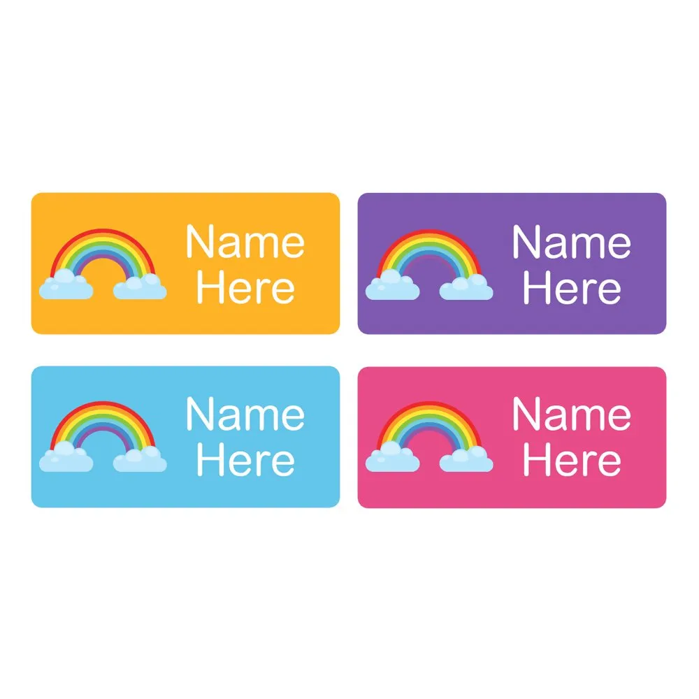 Rainbow Rectangle Name Labels - Image 6