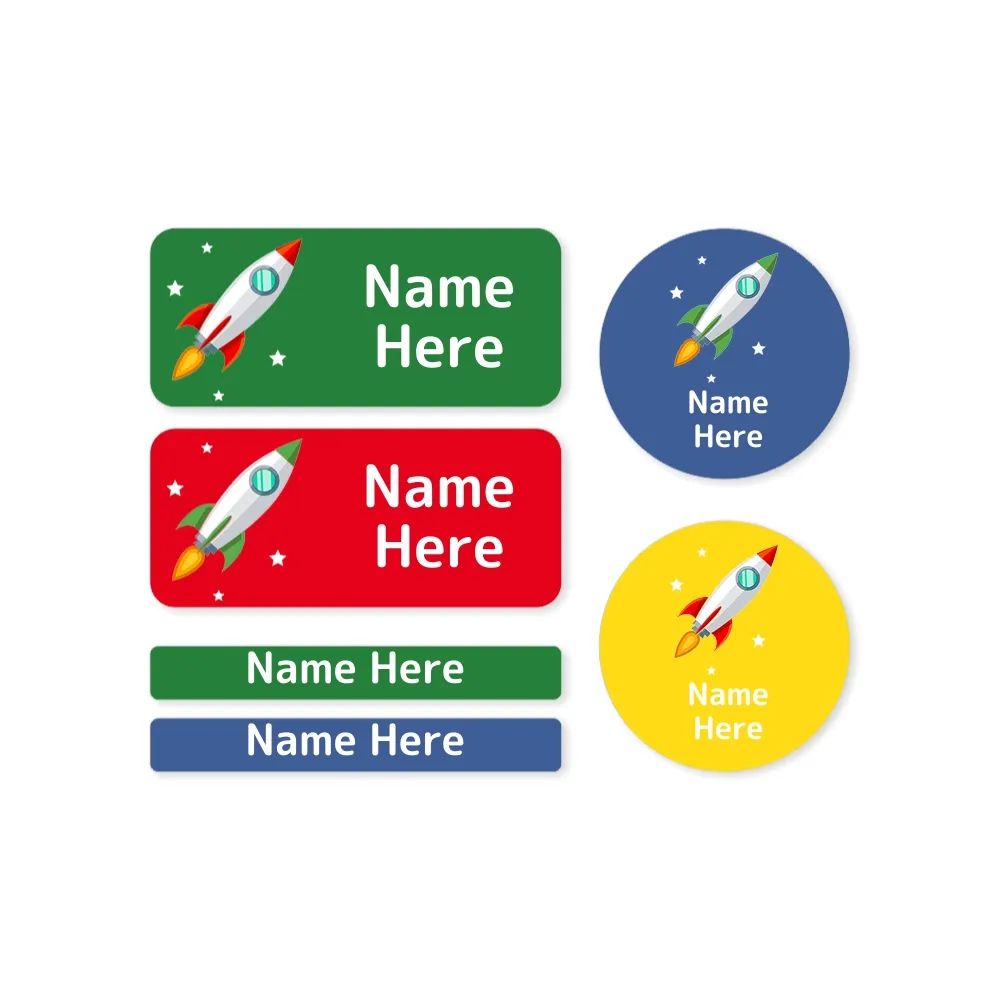 Rocket Mixed Name Label Pack - Image 4