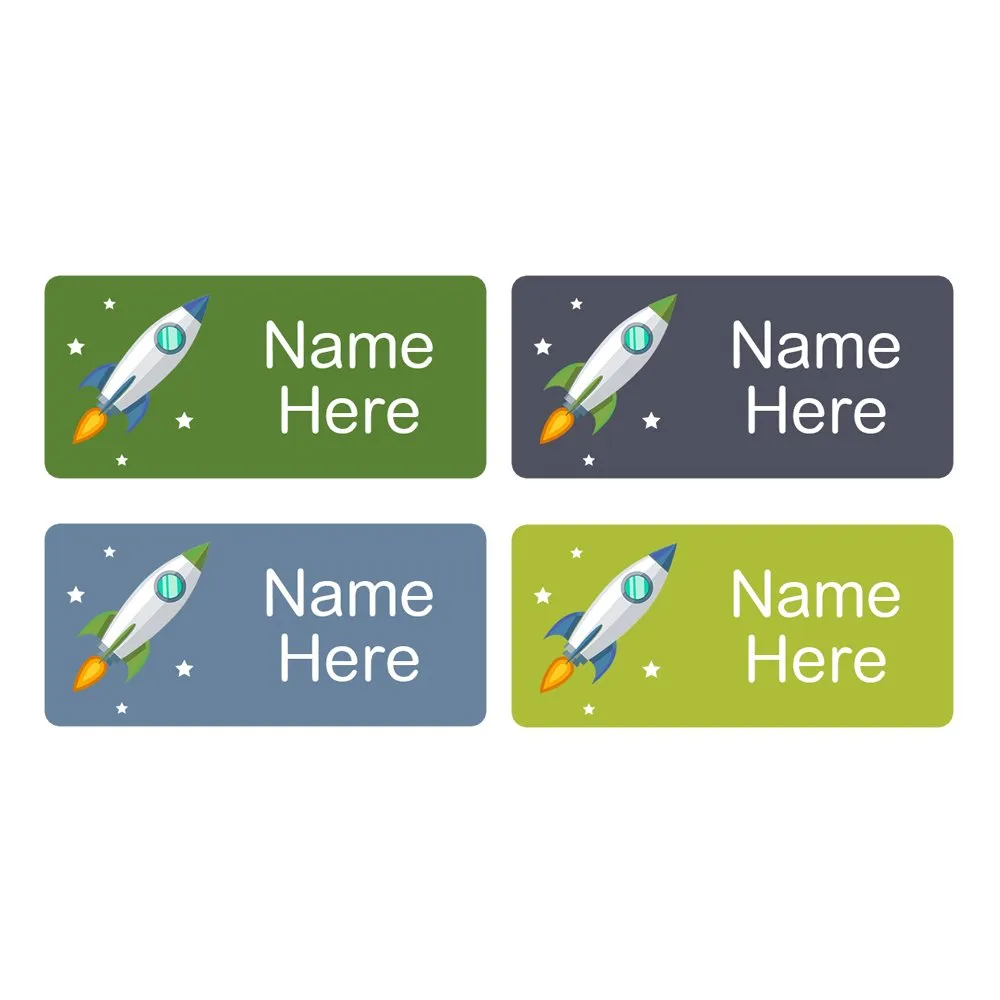 Rockets Rectangle Name Labels - Image 7