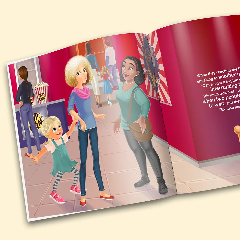 “Says Excuse Me" Personalized Story Book - Image 4