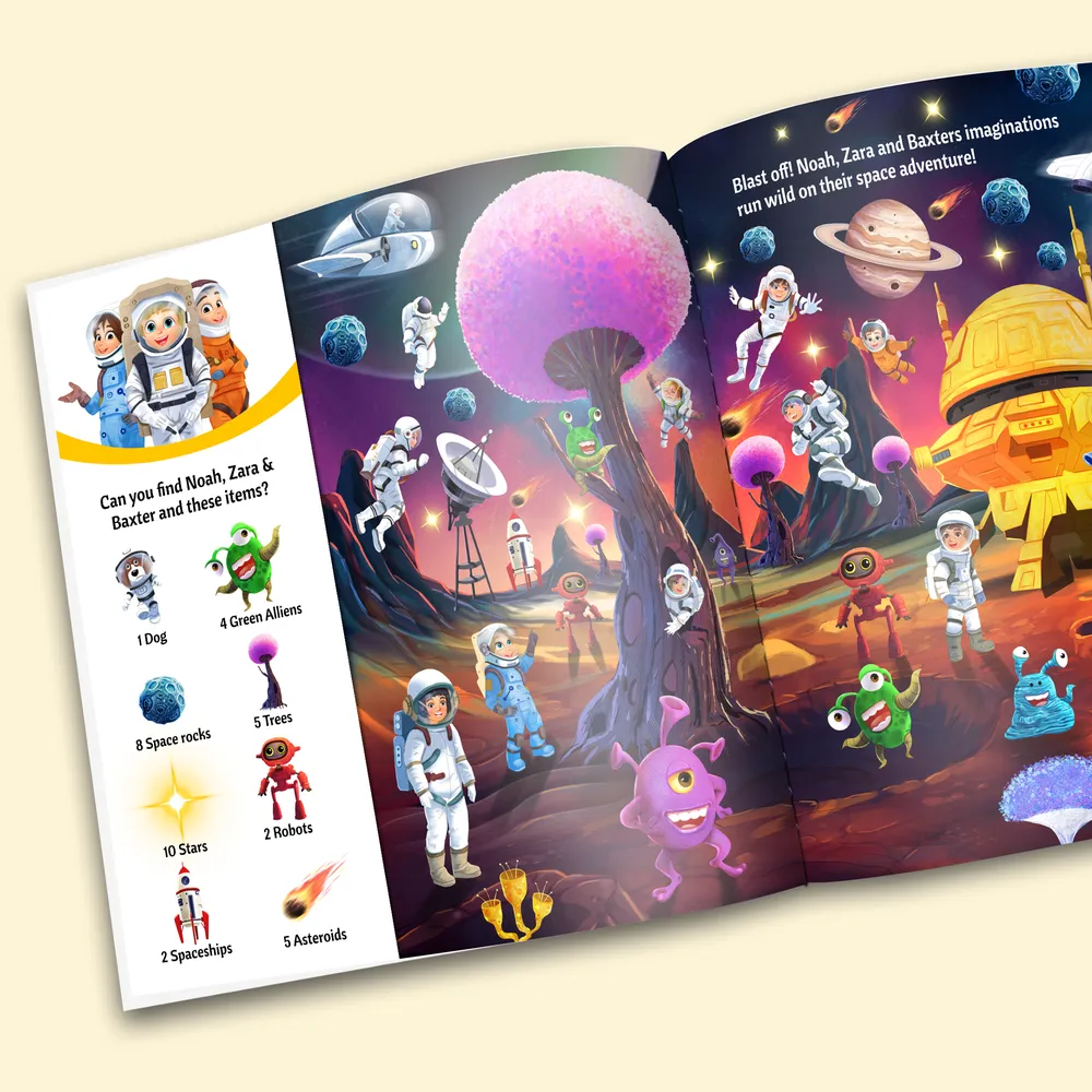 “Search & Find" Personalized Story Book - Image 4