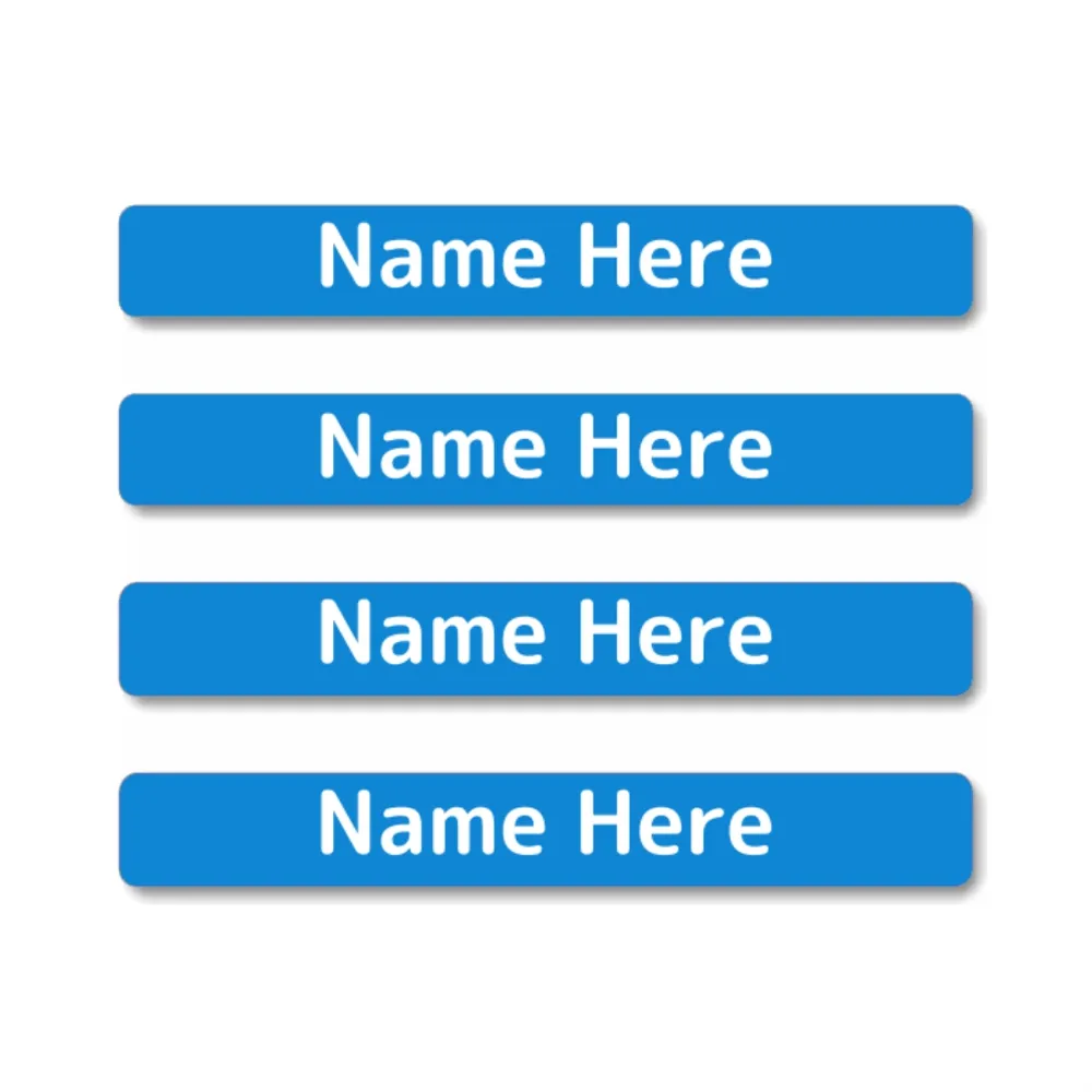 Single Color Mini Name Labels - Image 14