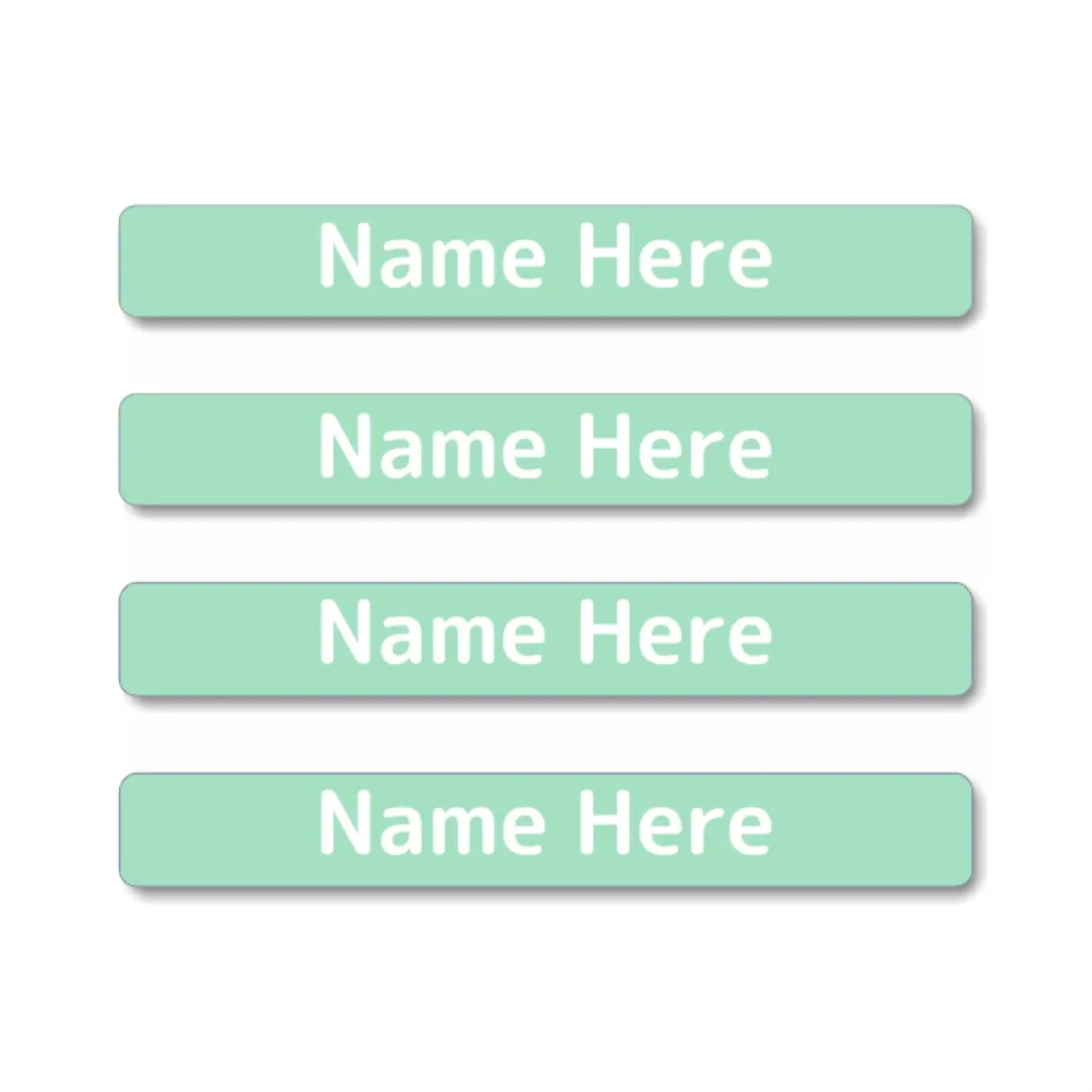 Single Color Mini Name Labels - Image 19