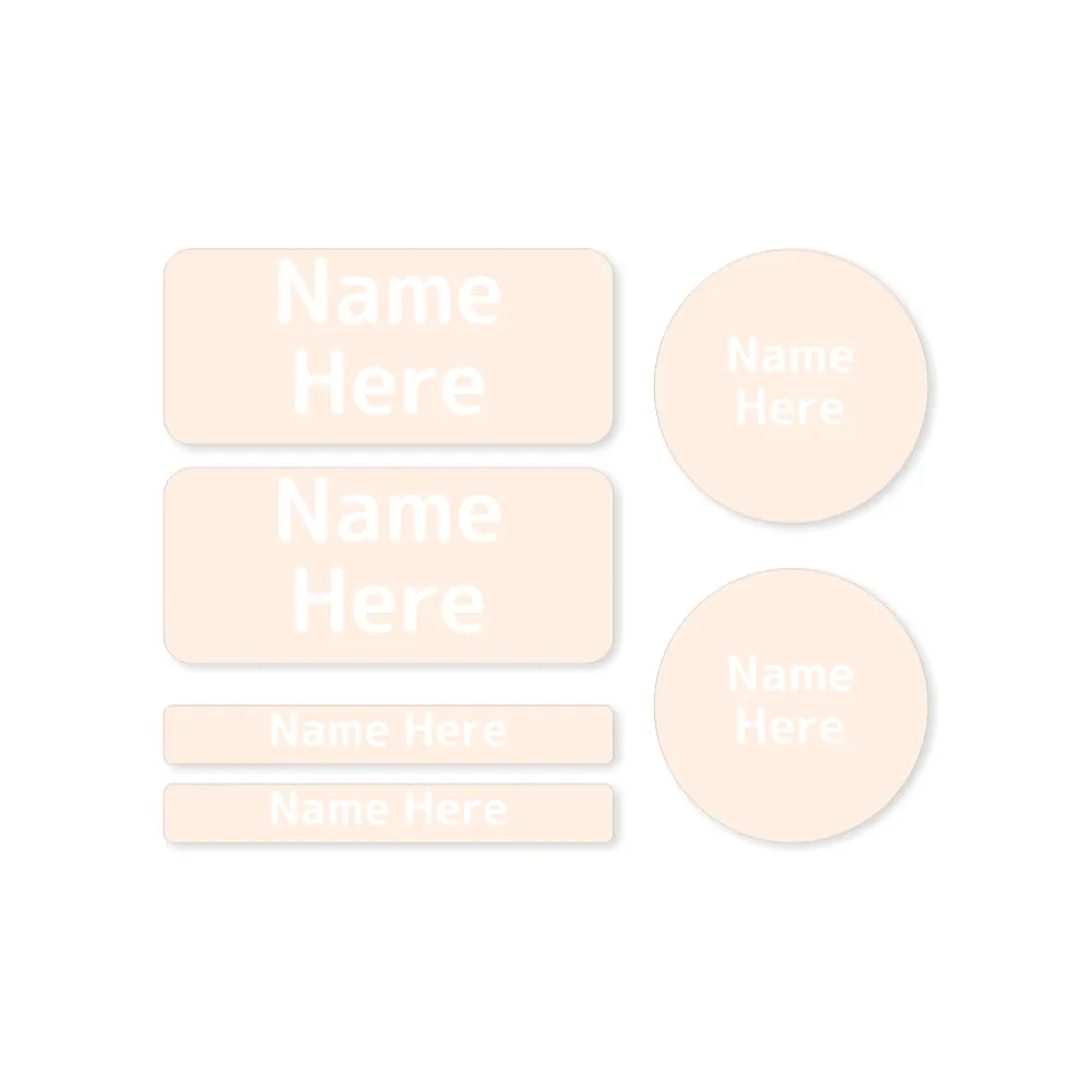 Single Color Mixed Name Label Pack - Image 26