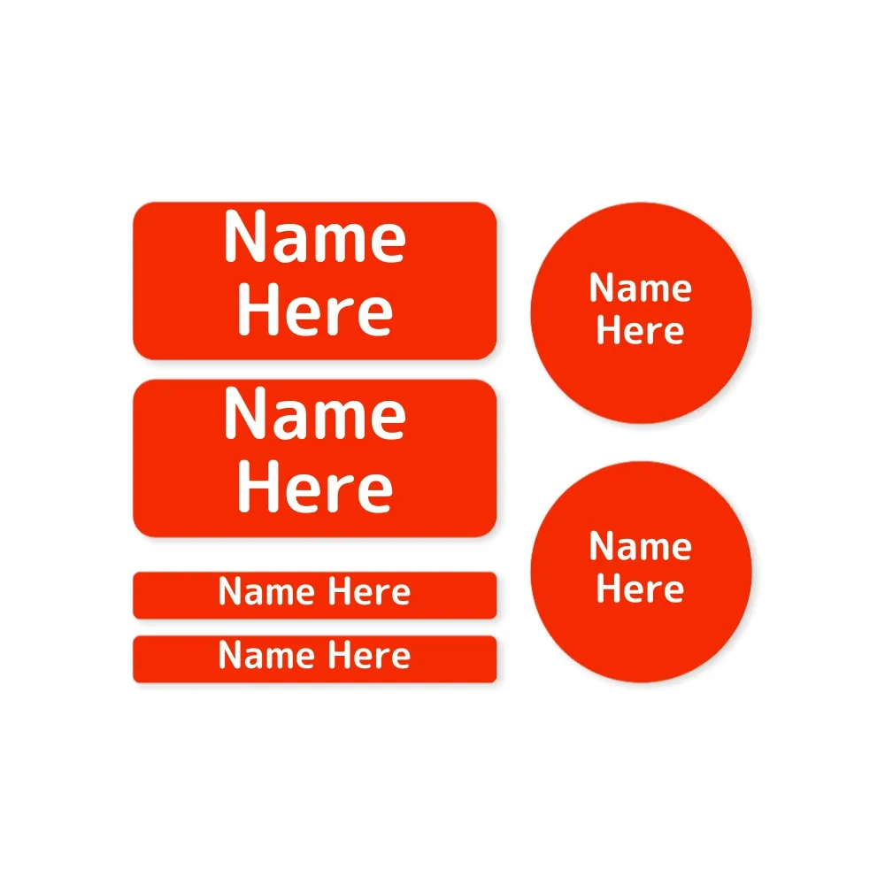 Single Color Mixed Name Label Pack - Image 4