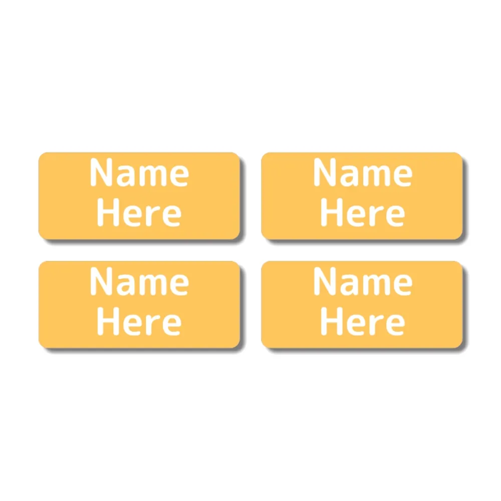 Single Color Rectangle Name Labels - Image 22