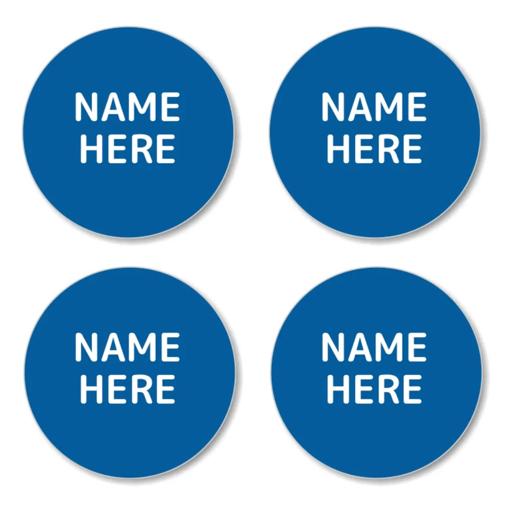Single Color Round Name Labels - Image 13