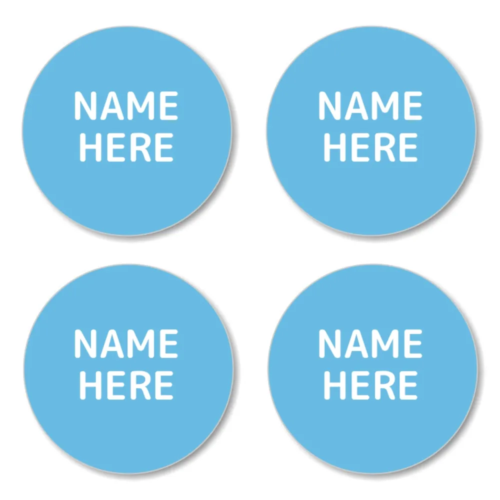 Single Color Round Name Labels - Image 15