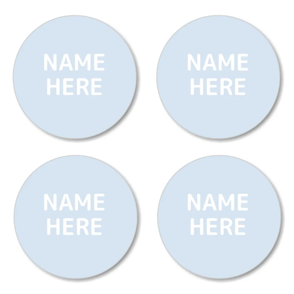 Single Color Round Name Labels - Image 16