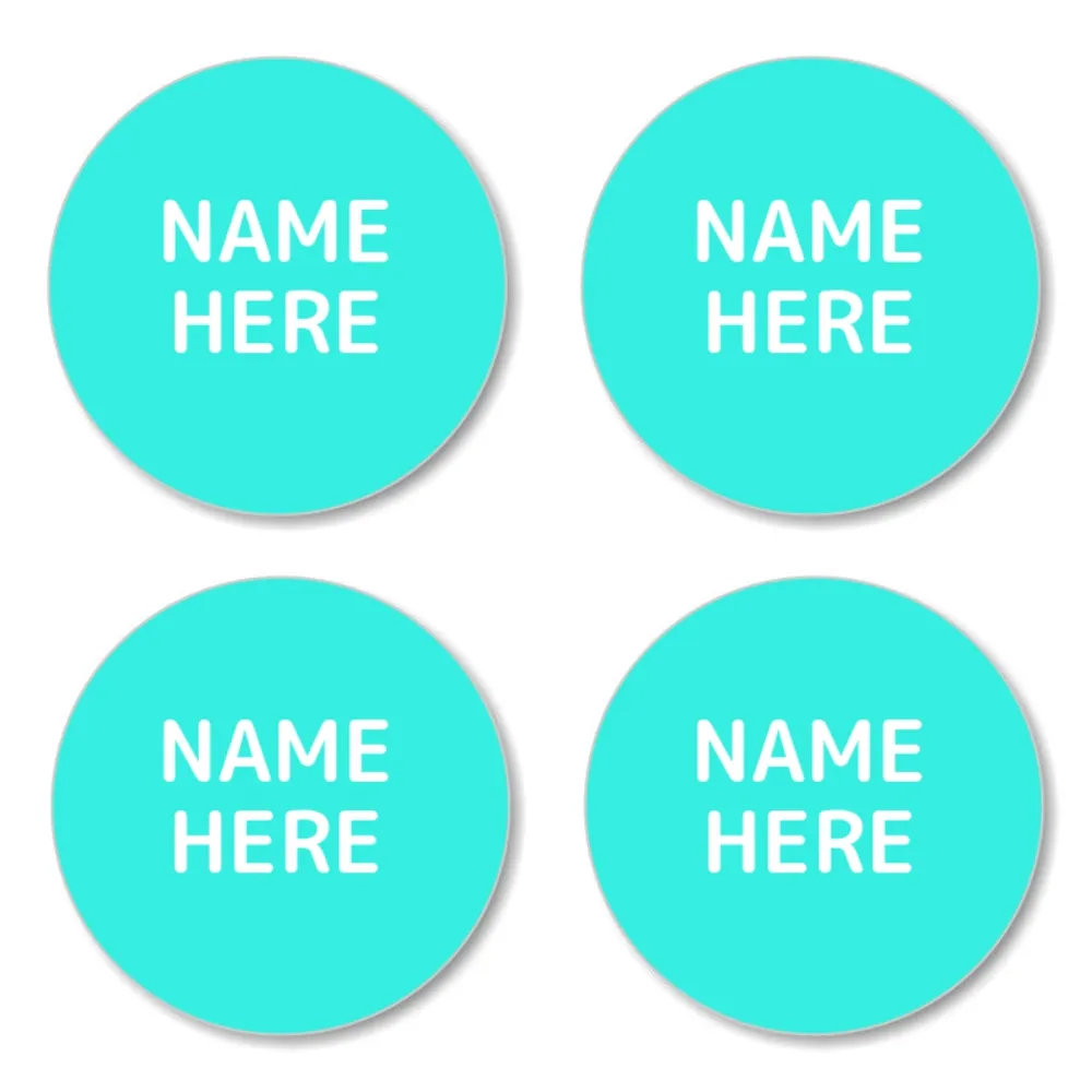Single Color Round Name Labels - Image 18