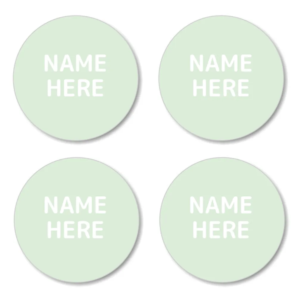 Single Color Round Name Labels - Image 21
