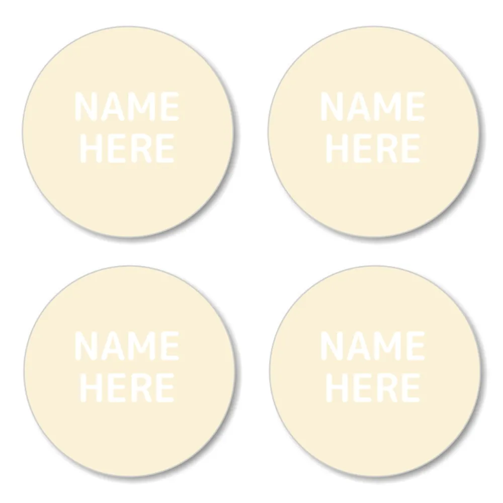 Single Color Round Name Labels - Image 23