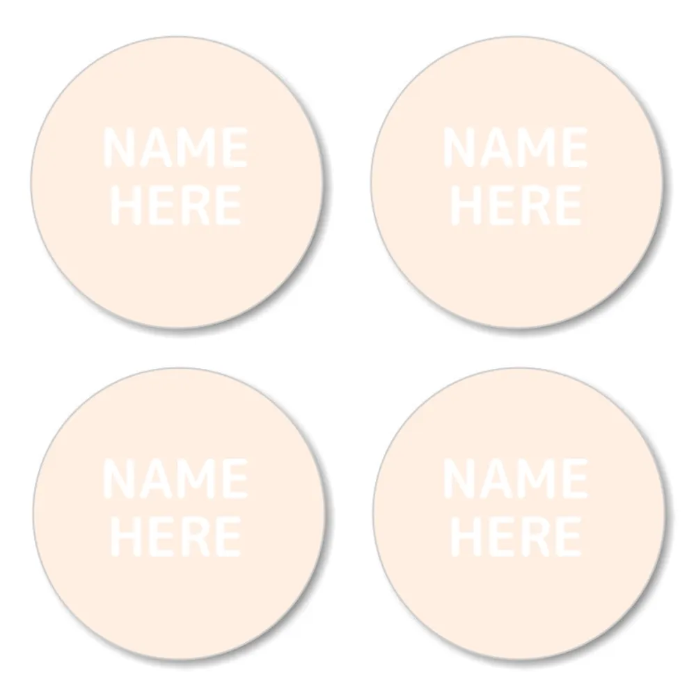 Single Color Round Name Labels - Image 26