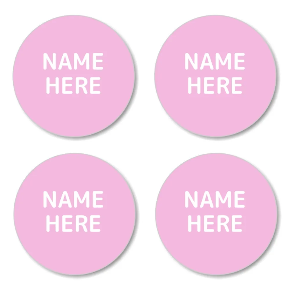 Single Color Round Name Labels - Image 8