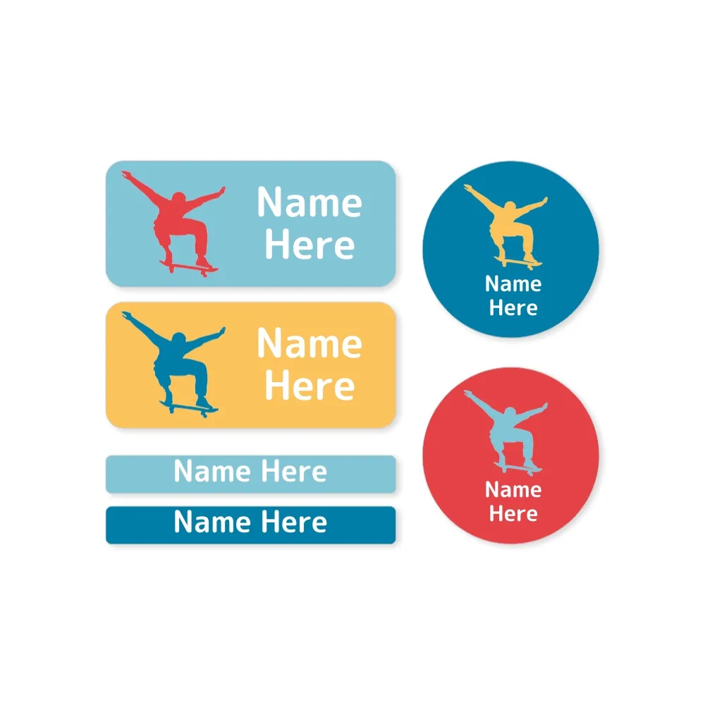 Skater Mixed Name Label Pack - Image 7