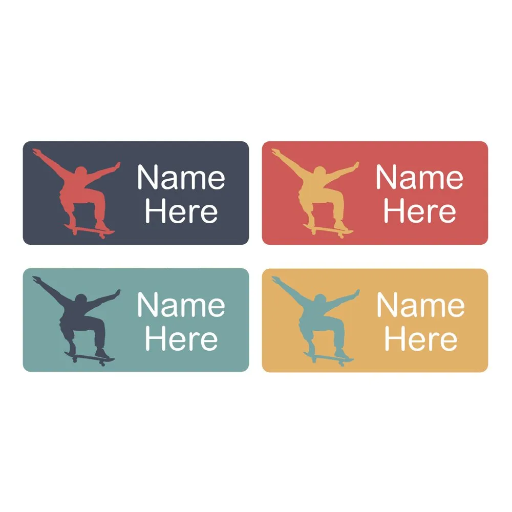 Skater Rectangle Name Labels - Image 3
