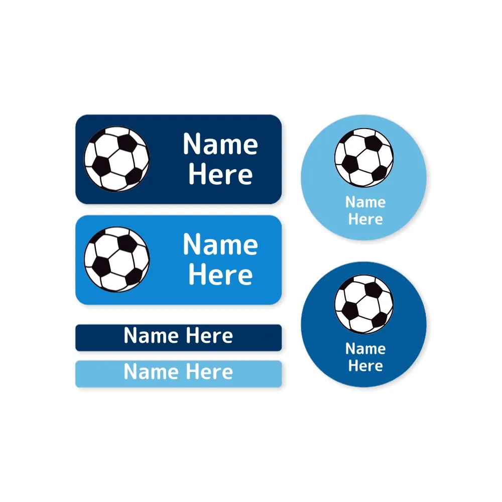 Soccer Ball Mixed Name Label Pack - Image 3