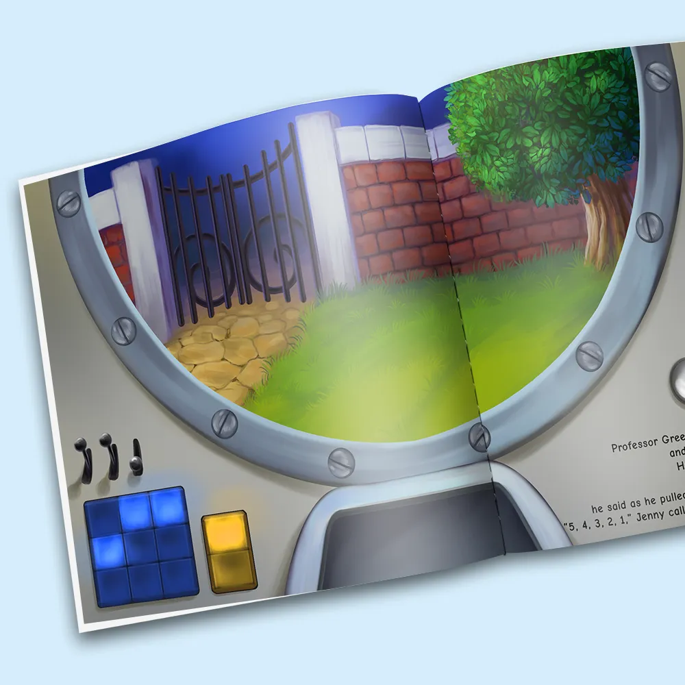 “Space Adventure" Personalized Story Book - Image 3