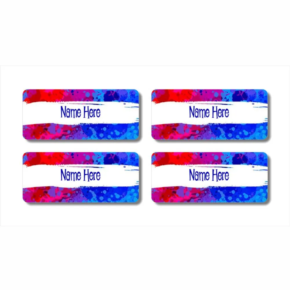 Splatter Rectangle Name Labels