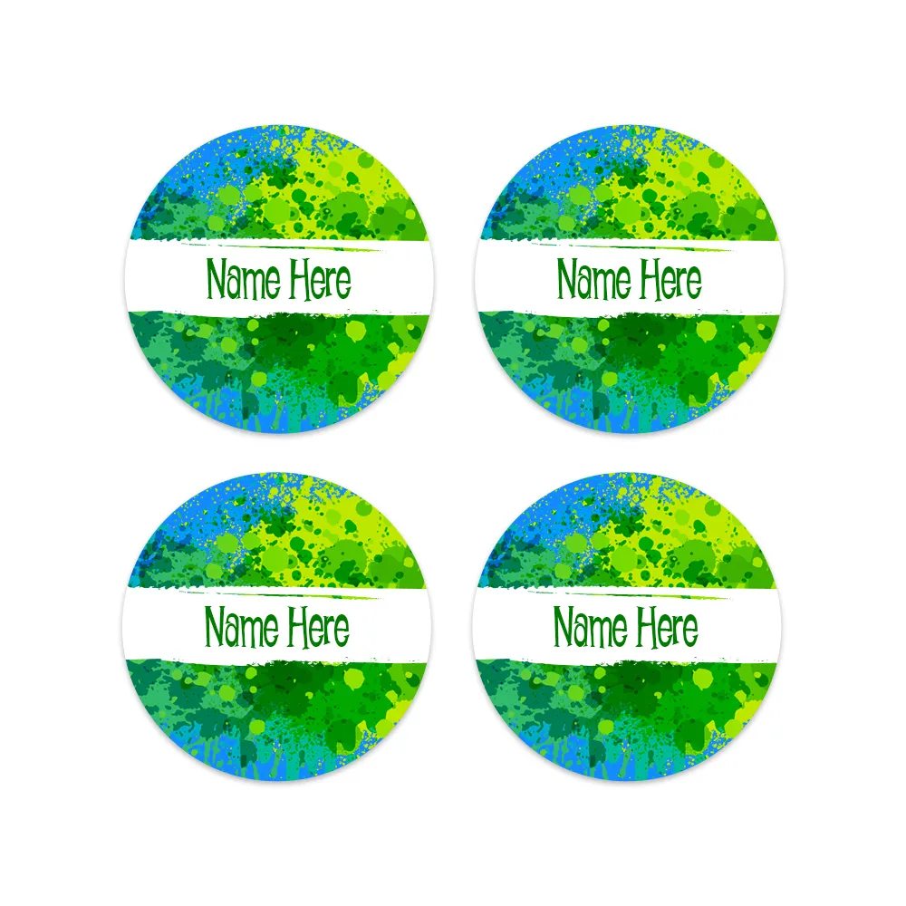 Splatter Round Name Labels - Image 6