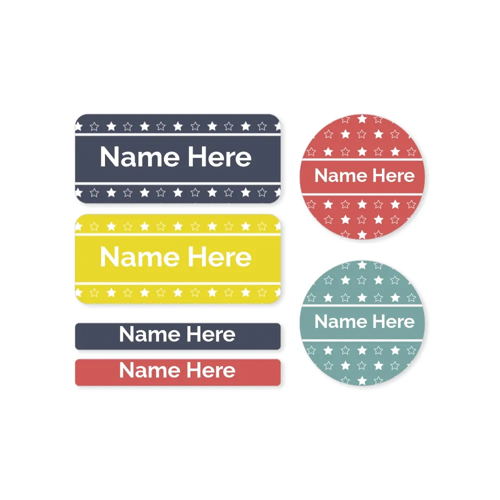 Stars Mixed Name Label Pack - Image 7