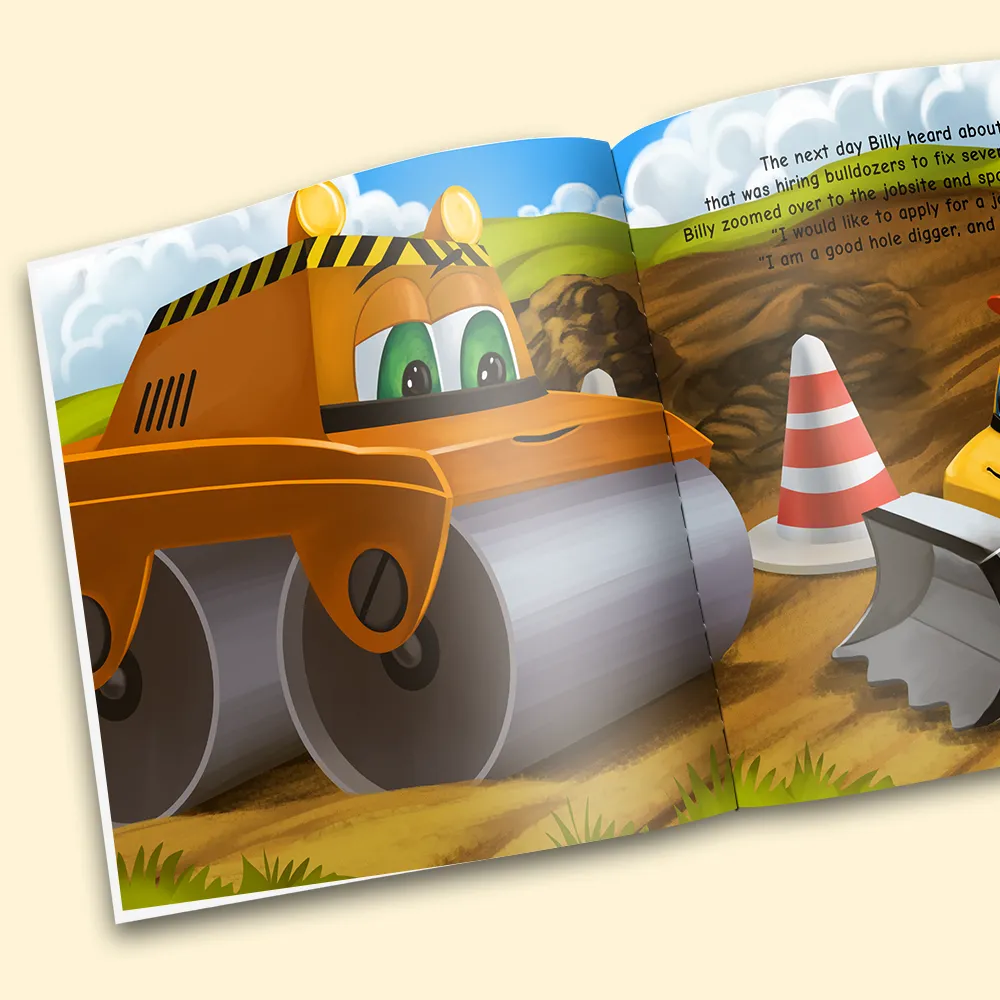 “The Bulldozer" Personalized Story Book - Image 3