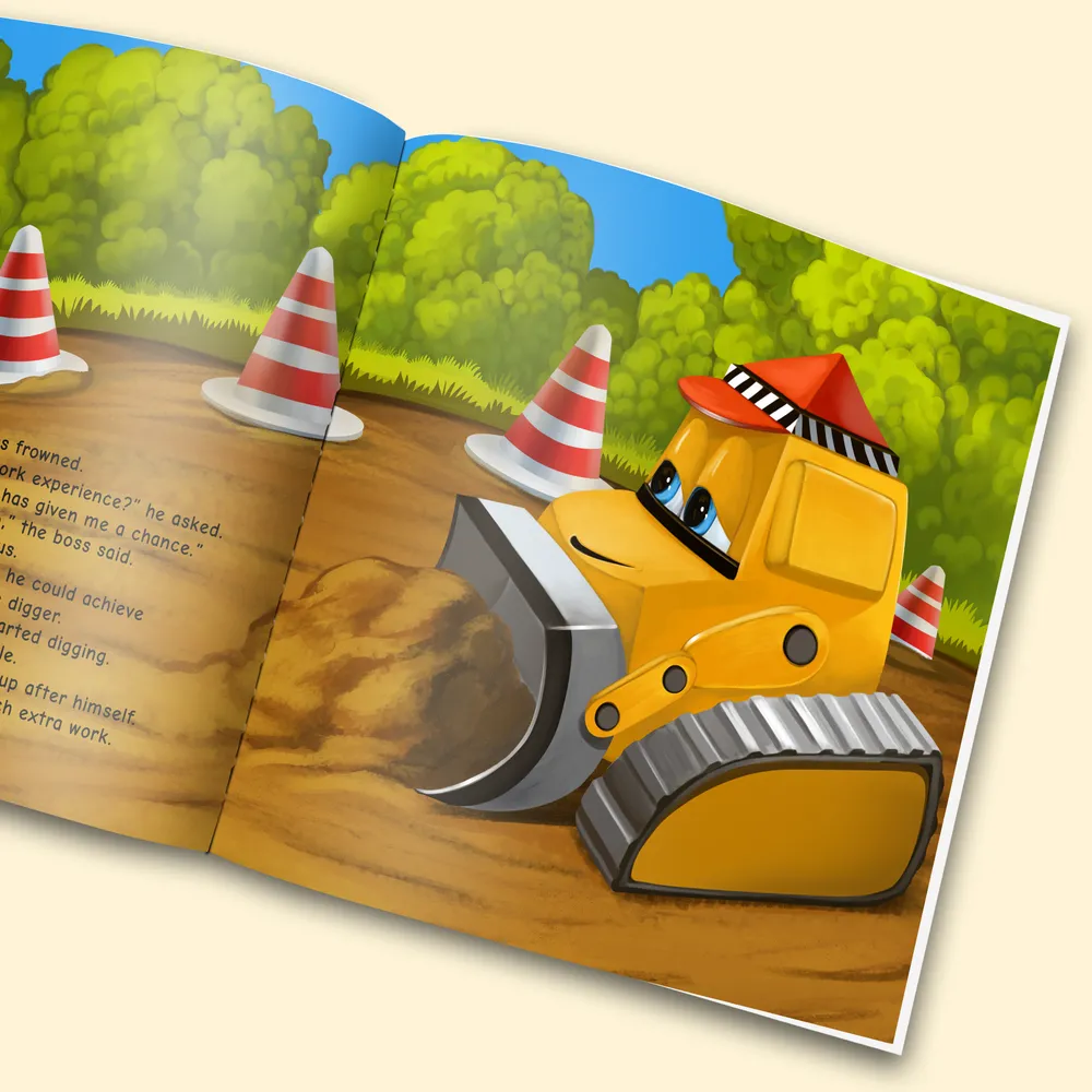 “The Bulldozer" Personalized Story Book - Image 4