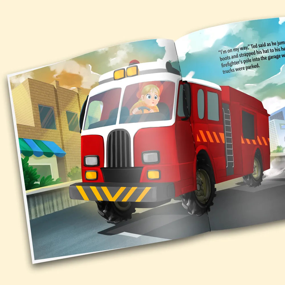“The Firefighter" Personalized Story Book - Image 6