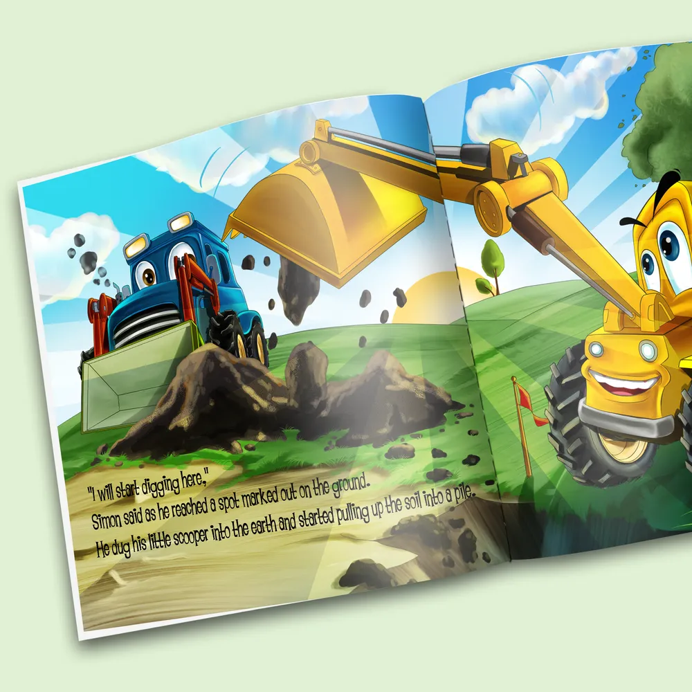 “The Little Digger" Personalized Story Book - Image 4