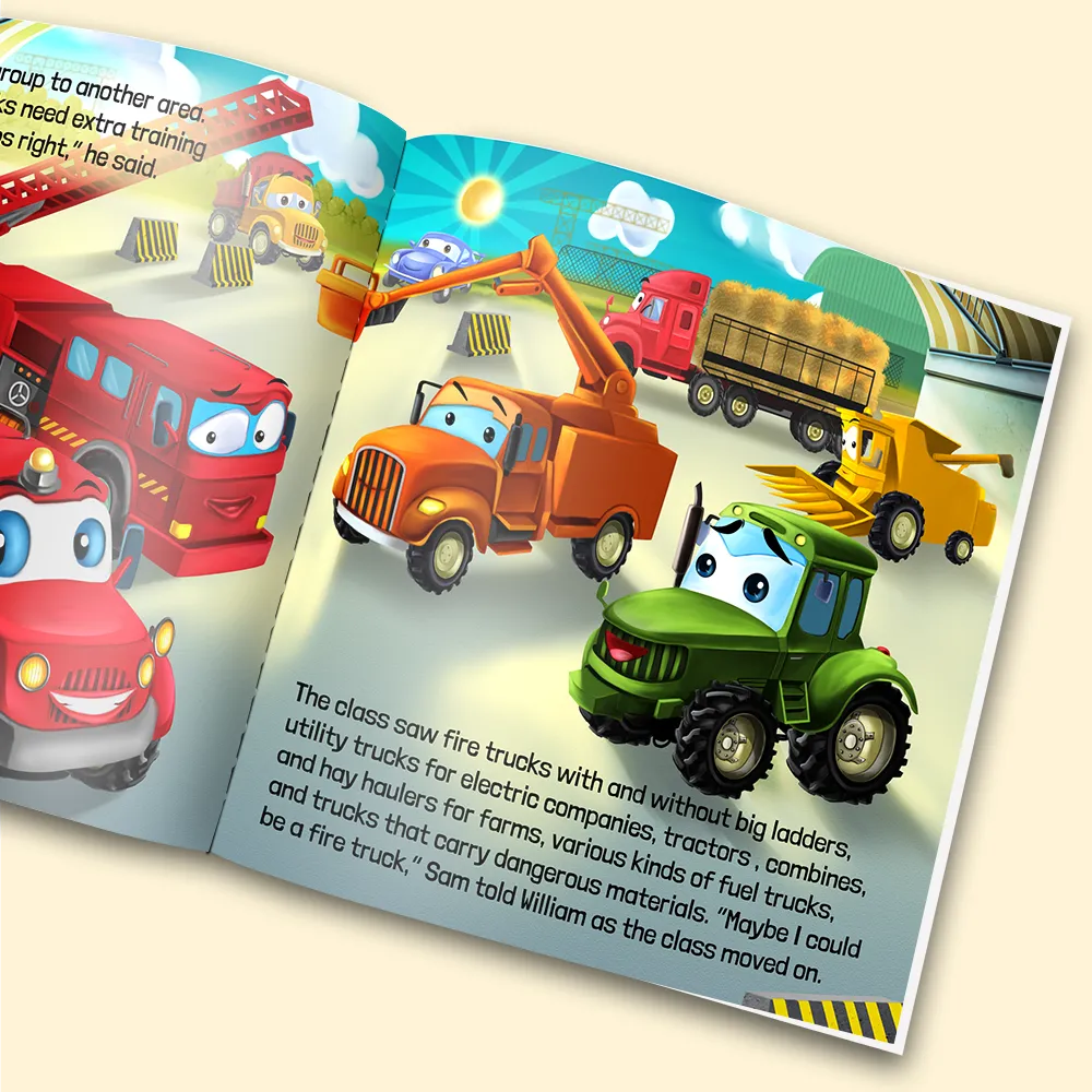 “The Little Yellow Truck" Personalized Story Book - Image 4