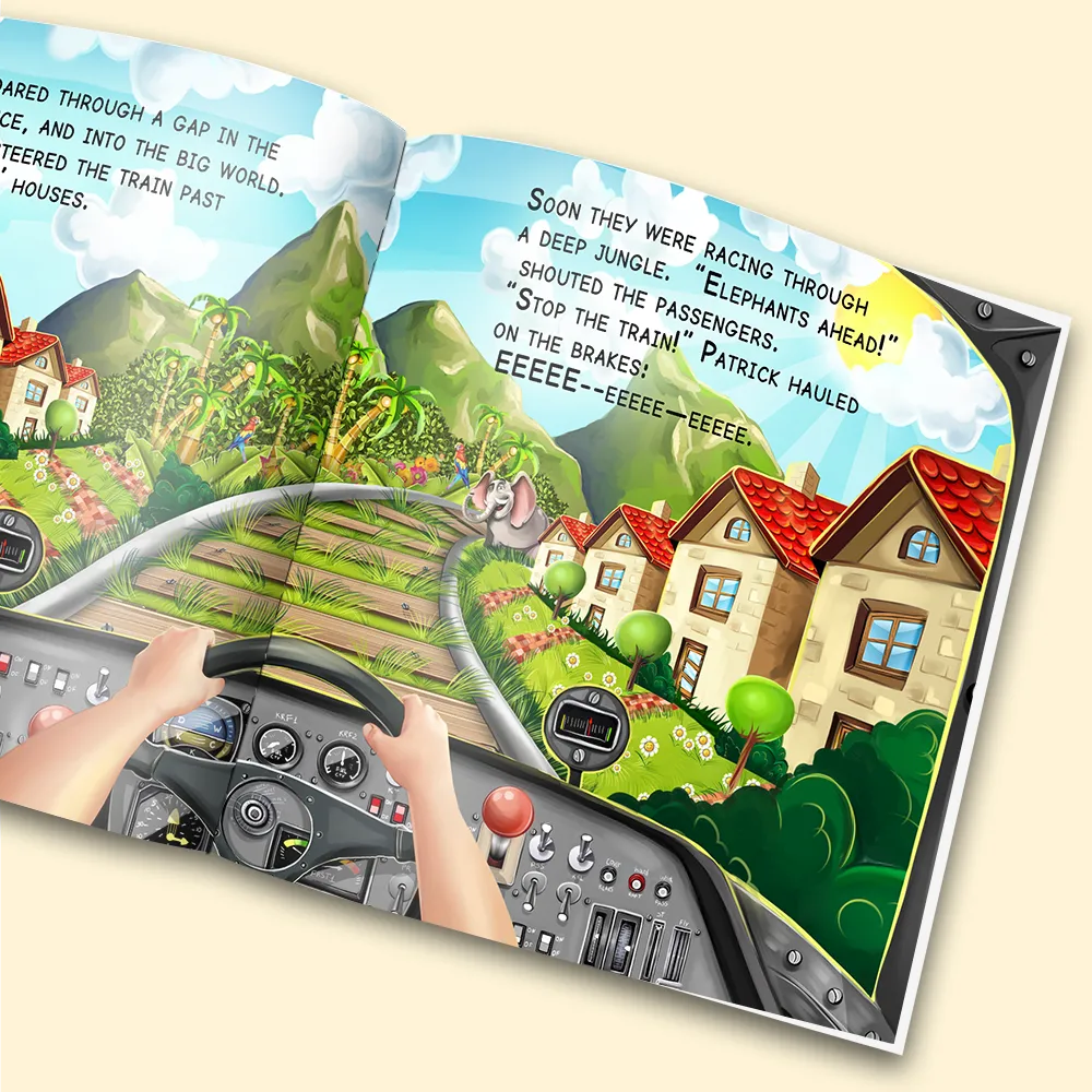 “The Magic Train" Personalized Story Book - Image 4