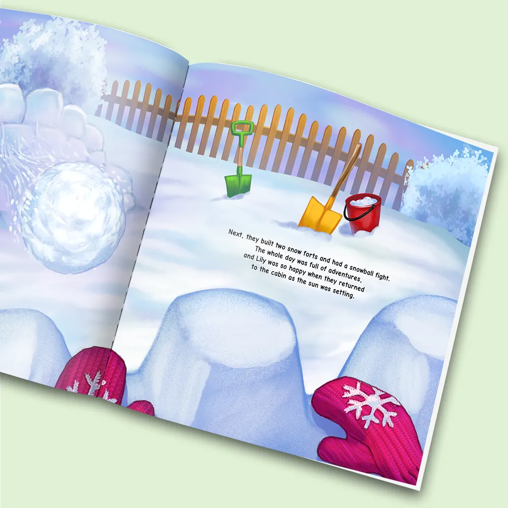“The Magical Snowman" Personalized Story Book - Image 4