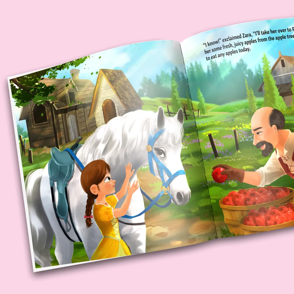 “The Princess and Her Pony" Personalized Story Book - Image 6