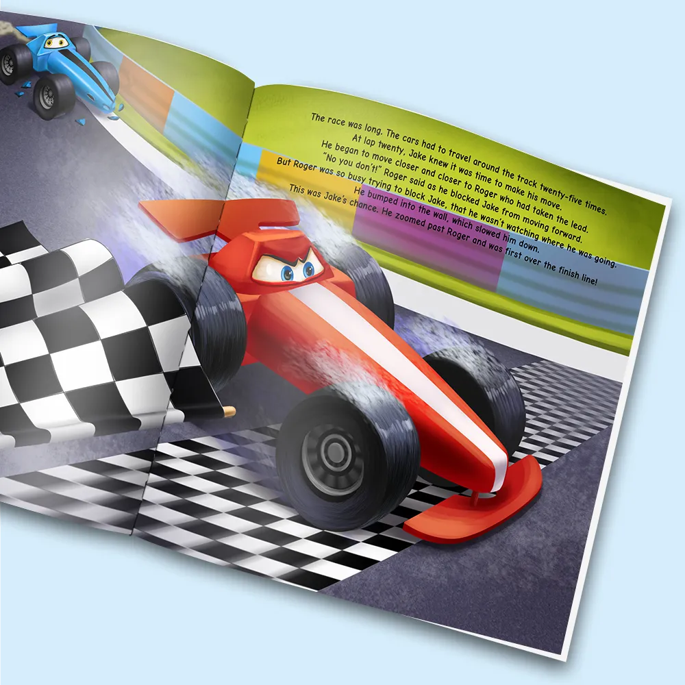 “The Speedster" Personalized Story Book - Image 5
