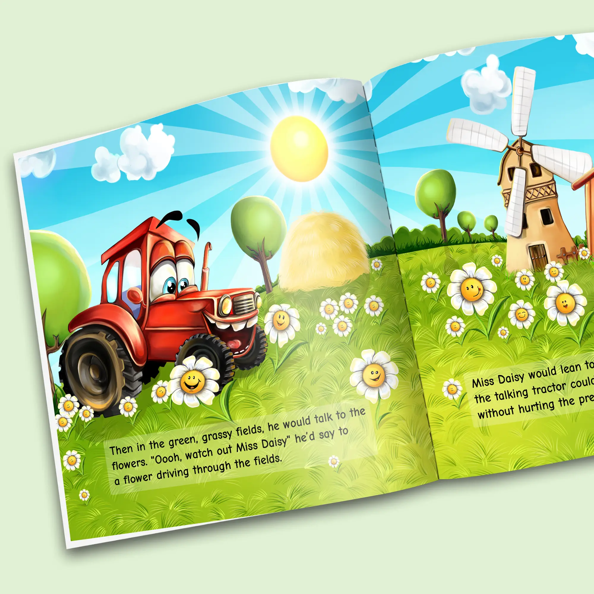 “The Talking Tractor" Personalized Story Book - Image 3
