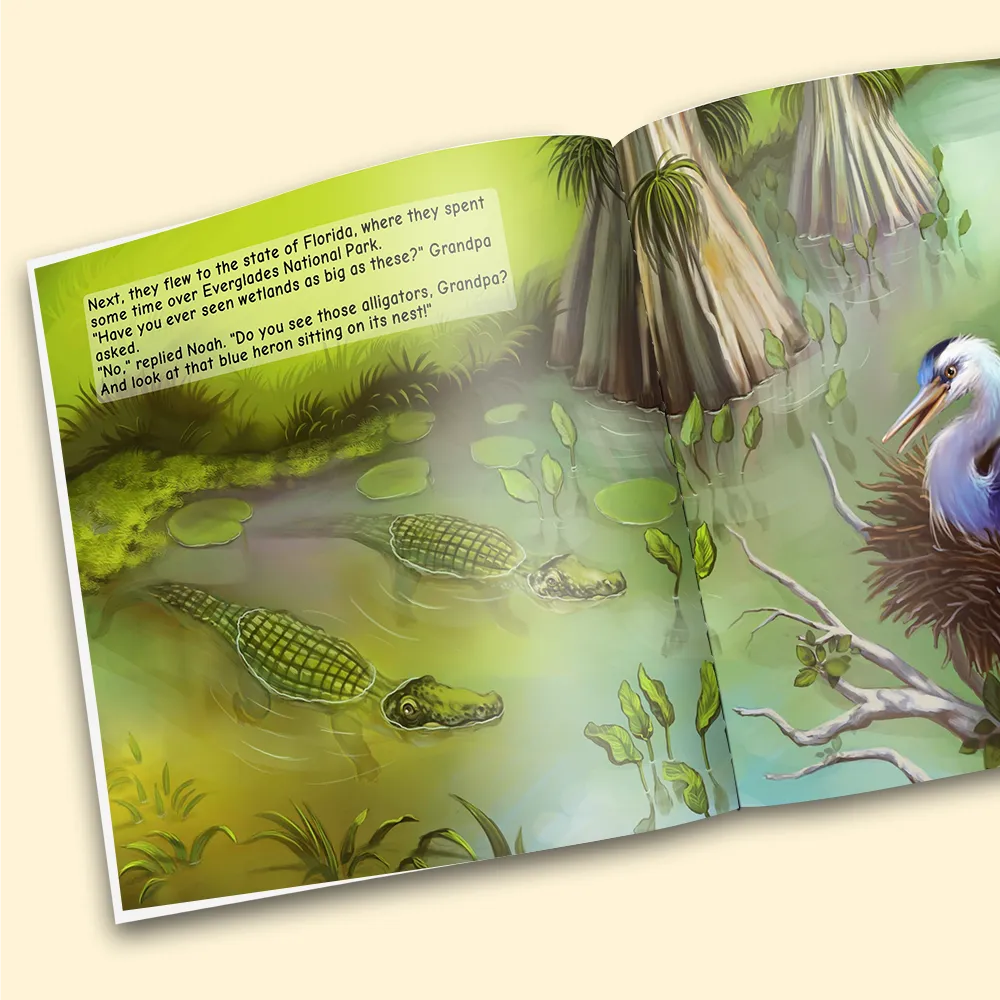 “Tours the USA" Personalized Story Book - Image 4