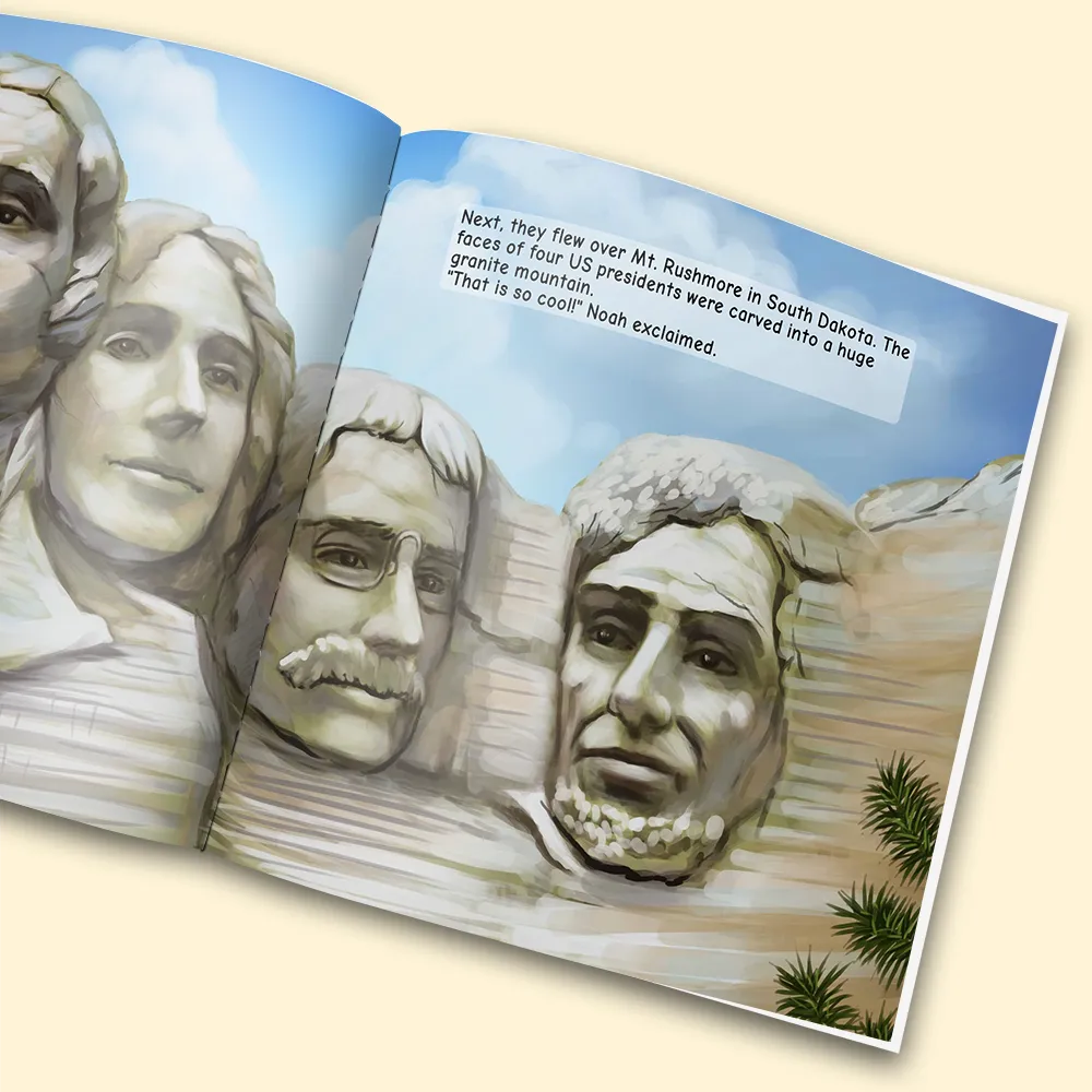 “Tours the USA" Personalized Story Book - Image 5