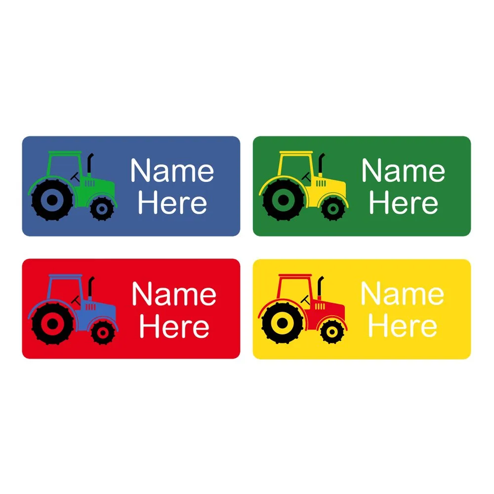 Tractor Rectangle Name Labels - Image 3
