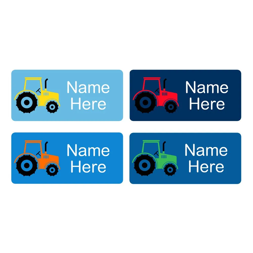 Tractor Rectangle Name Labels - Image 4
