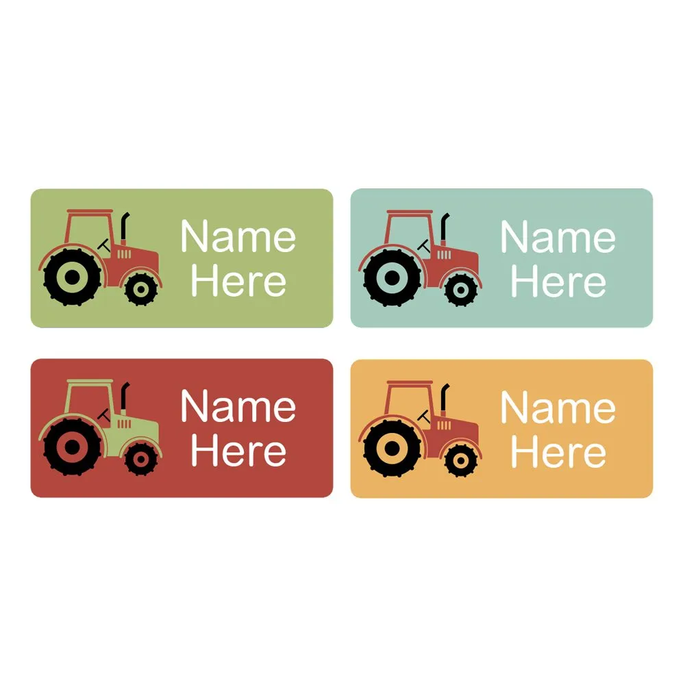 Tractor Rectangle Name Labels - Image 5