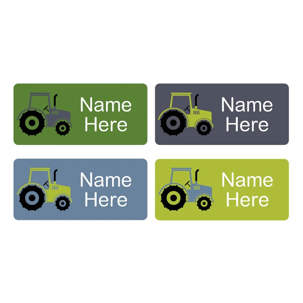 Tractor Rectangle Name Labels - Image 6