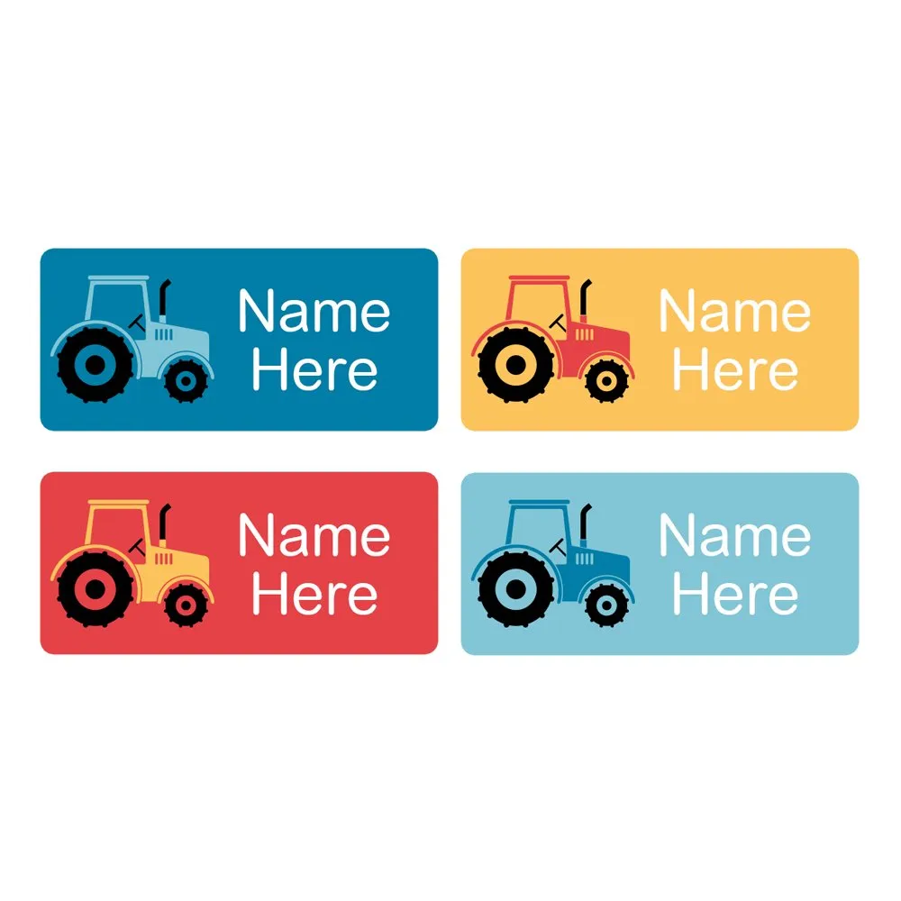 Tractor Rectangle Name Labels - Image 7