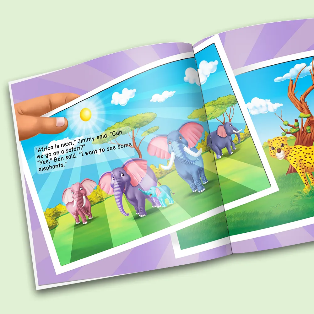 “Travels the World from Australia" Personalized Story Book - Image 4